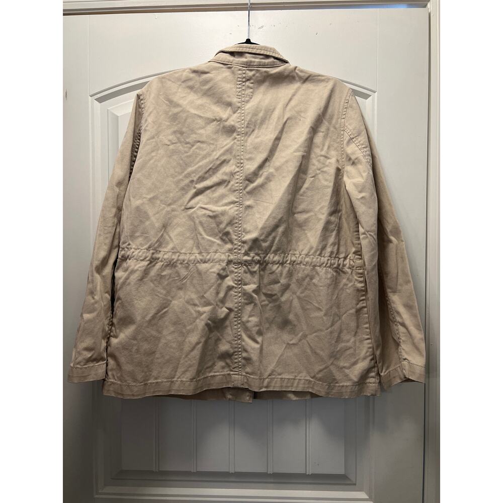 Gap Women’s Long Sleeve Button-Down Casual Jacket with Flap Pockets Size S Beige - Picture 5 of 5